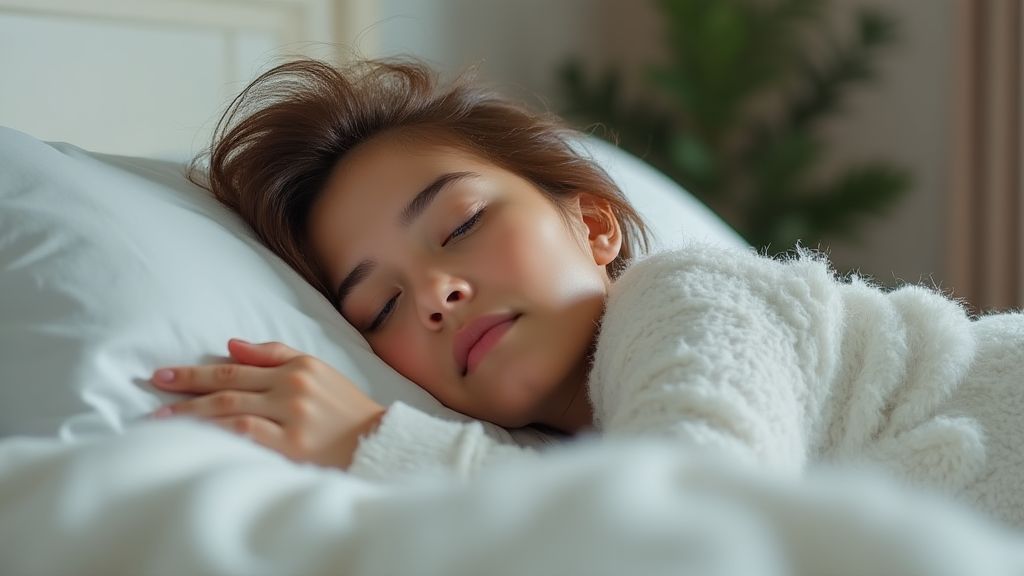 산후 회복 중 충분한 휴식과 정서적 지원의 중요성을 보여주는 편안한 엄마와 아기 모습